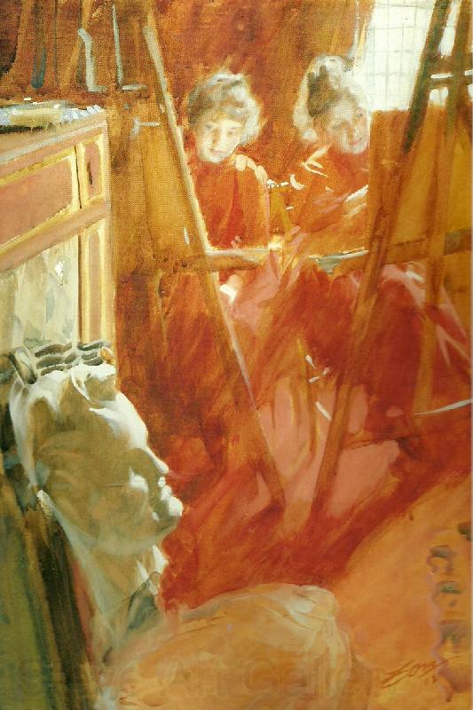 Anders Zorn les demoiselles schwartz